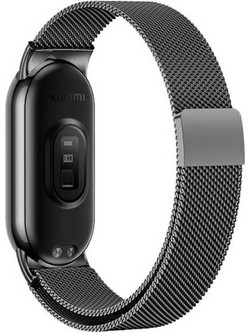 Beline Magnetic Λουράκι Μεταλλικό Black (Xiaomi Smart Band 9 / 8)