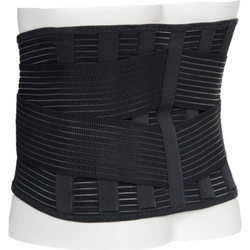 Medical Brace Lumbostad Ζώνη Μέσης με Μπανέλες MB.5306 Μαύρο