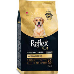 Reflex Plus Golden Retriever Adult Hypoallergenic with Chicken & Rice 8kg