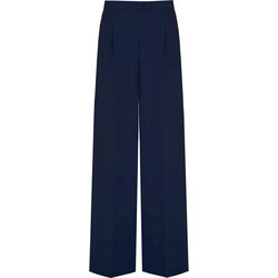 Beatrice B. Ψηλόμεσο Υφασμάτινο Γυναικείο Παντελόνι Κανονική Εφαρμογή Navy Μπλε 24FE1950