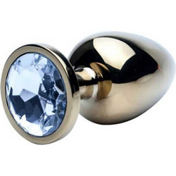 Loving Joy Large Πρωκτική Σφήνα Diamond Plug 9cm Χρυσή