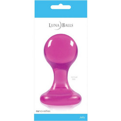 NS Novelties Luna Balls Large Πρωκτική Σφήνα 10cm Ροζ
