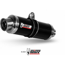 MIVV GP Τελικό Εξάτμισης για Honda CBR 500R '13-'15 Carbon Silver