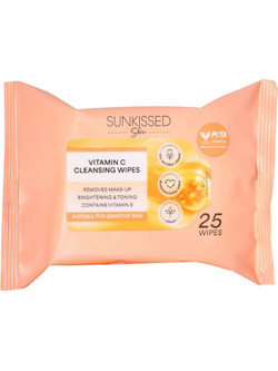 Sunkissed Skin Vitamin C Μαντηλάκια Ντεμακιγιάζ 25τμχ