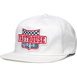 Fasthouse Krest Ανδρικό Καπέλο Jockey Snapback Υφασμάτινο Λευκό 600035-11