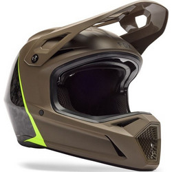 Fox Rampage RS Splice CE/CPSC Κράνος Ποδηλάτου Βουνού / Downhill / BMX / Dirt Full Face MIPS Καφέ
