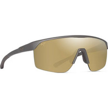 Maui Jim GD595-01 Ανδρικά Γυαλιά Ηλίου Μάσκα Κοκάλινα Μαύρα με Χρυσό Φακό