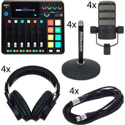 Rode Rodecaster PRO II Quad Bundle