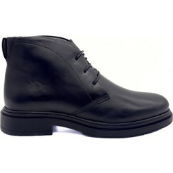 Hawkins Ανδρικά Μποτάκια Δερμάτινα Μαύρα DAZ90290