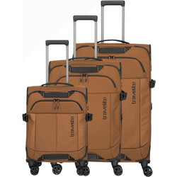Travelite Briize 091040-87 Σετ Βαλίτσες 3τμχ Καφέ