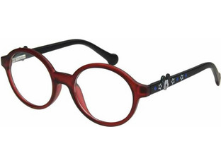 Disney Frames Παιδικός Σκελετός Γυαλιών Οράσεως Κοκάλινος Μαύρος Κόκκινος