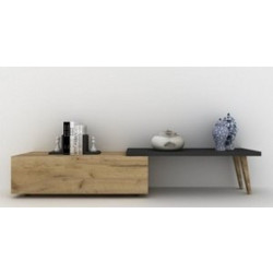 Avant Garde Έπιπλο Τηλεόρασης Μοριοσανίδα Καφέ Μ220xΠ45xΥ48cm Join 1122-3774