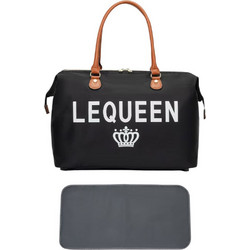 LeQueen Τσάντα Αλλαξιέρα Ώμου & Χειρός Μαύρη