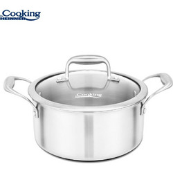 Heinner Κατσαρόλα Ανοξείδωτη Χωρίς Επίστρωση 24cm 5lt