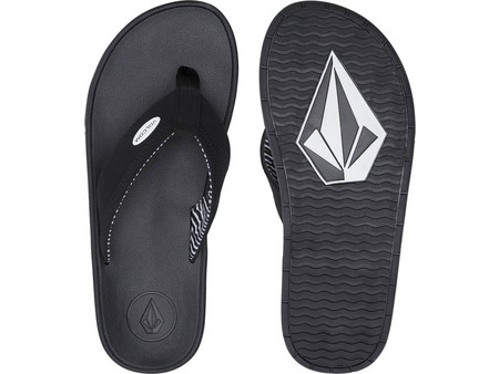 Volcom Jack Robinson Ανδρικές Σαγιονάρες Μαύρες V0812402-BWH