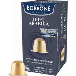 Borbone Κάψουλες Espresso 100% Arabica Συμβατές με Μηχανή Nespresso 30τμχ