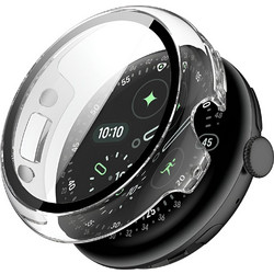 Techsuit Defense360 Pro Πλαστική Θήκη με Προστασία Οθόνης για Google Pixel Watch 4 45mm Διαφανής