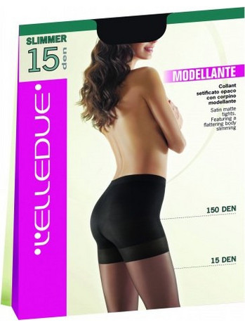 Elledue Slimmer Καλσόν Σύσφιξης 15 Den Μαύρο