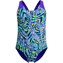 Speedo Αθλητικό Παιδικό Μαγιό Ολόσωμο για Κορίτσι Γαλάζιο Μωβ 8002623-15333