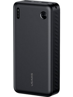 Usams PB83 Power Bank 20000mAh με 2 Θύρες USB-A & Θύρα USB-C Quick Charge 3.0 & Power Delivery Black