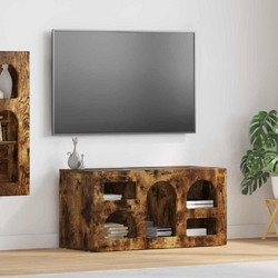 vidaXL Έπιπλο Τηλεόρασης Ξύλινο Καφέ Μ80xΠ35xΥ40cm 891279