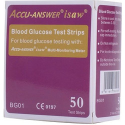 Roche Accu-Answer Isaw ACCU-ANSWER Ταινίες Μέτρησης Σακχάρου 50τμχ