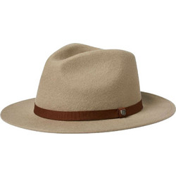 Brixton Ανδρικό Καπέλο Fedora Υφασμάτινο Μπεζ 10607