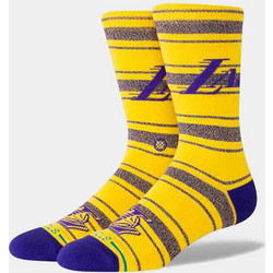 Stance Lakers Ανδρικές Κάλτσες Ψηλές με Σχέδια Κίτρινες A556D25LHC-GOLD