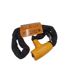 Epica Star EP-50167 Αντικλεπτική Αλυσίδα Μηχανής 90cm 6mm Κόκκινη