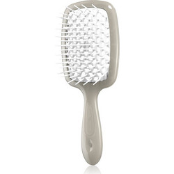 Janeke Superbrush Big Βούρτσα Μαλλιών για Ξεμπέρδεμα Γκρι Λευκή