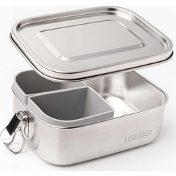 Lekkabox Δοχείο Φαγητού Inox 800ml Ασημί