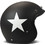 DMD Retro Star Matte Black White Κράνος Μηχανής Jet