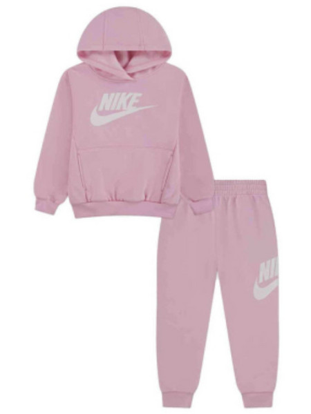 Nike Παιδικό Σετ Φόρμας Ροζ 36L135-A0W