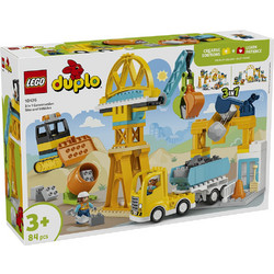 Lego Duplo 3-in-1 Construction Site & Vehicles για 3+ Ετών 10476
