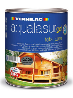 Vernilac Aqualasur Gel Βερνίκι Εμποτισμού Ξύλου Νερού 0.75lt DAC 201
