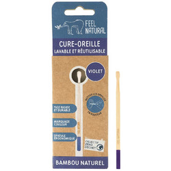 Feel Natural Επαναχρησιμοποιούμενη Μπατονέτα Bamboo Μωβ