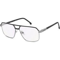 Carrera CA1145 85K Ανδρικός Σκελετός Γυαλιών Οράσεως Μεταλλικός Ασημί Μαύρος