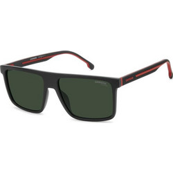 Carrera CA14/S BLX/UC Ανδρικά Γυαλιά Ηλίου Τετράγωνα Κοκάλινα Μαύρα με Πράσινο Φακό