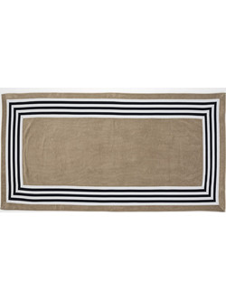 Abyss & Habidecor Cannes Πετσέτα Θαλάσσης Καφέ 90x200cm 5057040-711