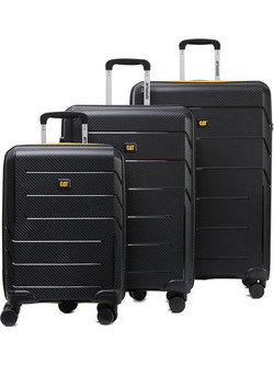 CAT Venture 84922-01 Σετ Βαλίτσες 3τμχ Μαύρες