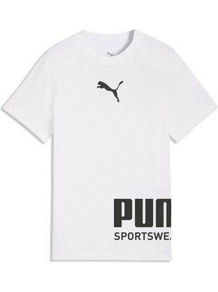 Puma Παιδικό T-Shirt Κοντομάνικο Λευκό 692535-02