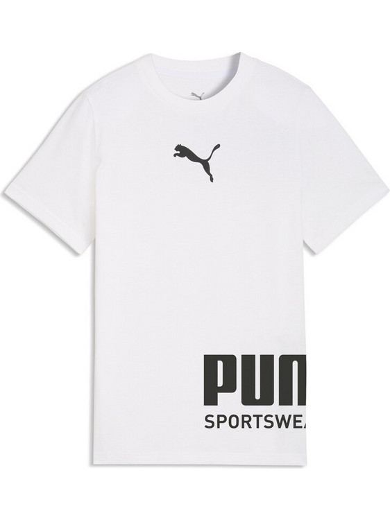 Puma Παιδικό T-Shirt Κοντομάνικο Λευκό 692535-02