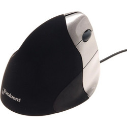 BakkerElkhuizen Vertical 3 Right Ενσύρματο Ποντίκι Vertical Black Silver