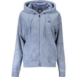 Norway 1963 Γυναικεία Ζακέτα Fleece Κοντή με Κουκούλα και Φερμουάρ Γαλάζια 859907