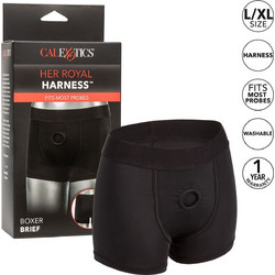 CalExotics Her Royal S/M Harness Strap On Μαύρο