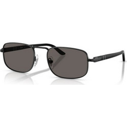 Persol PO1027S 1078B1 Ανδρικά Γυαλιά Ηλίου Τετράγωνα Μεταλλικά Μαύρα με Μαύρο Φακό