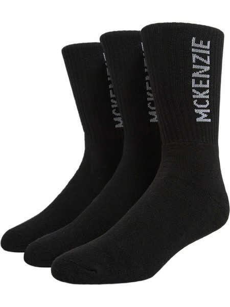 Mckenzie Ανδρικές Κάλτσες Ψηλές Μαύρες 3Pack MCKAA10126-090