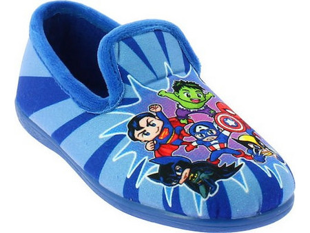 IQ Kids Χειμερινές Παιδικές Παντόφλες για Αγόρι Royal Blue Γαλάζιες 139.7534
