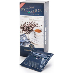 Caffe Excelsior Κάψουλες Espresso Gold Συμβατές με Μηχανή E.S.E Pod 18τμχ