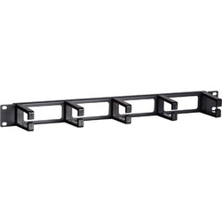 Powertech NETW-0049 Οδηγός Καλωδίων για Καμπίνες Rack Μεταλλικός 1U 19" 483x77x45mm